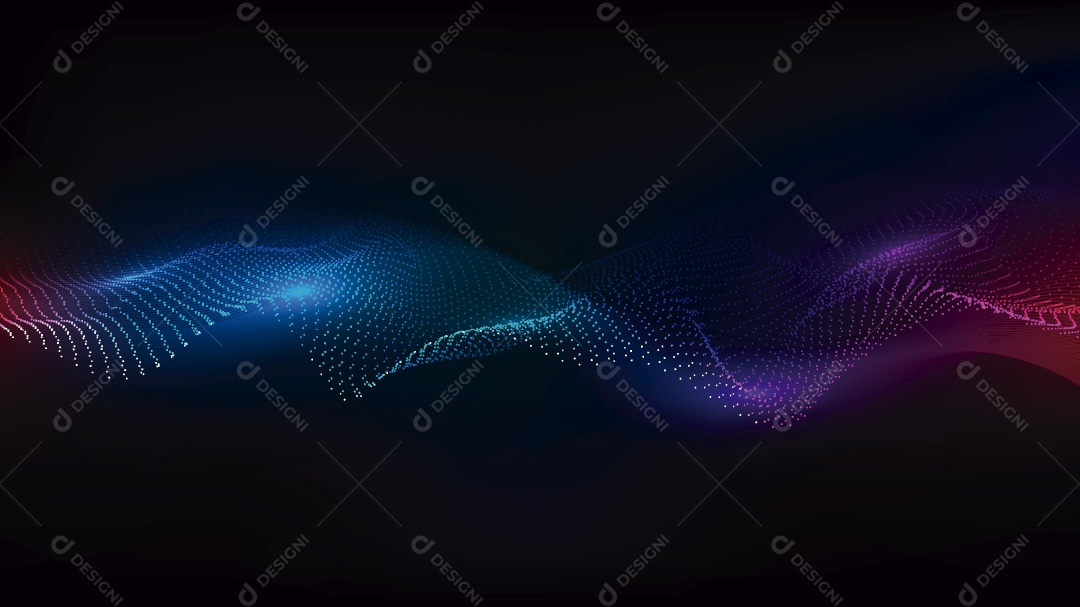 Background Abstrato Ondulado Ilustração Vetor EPS