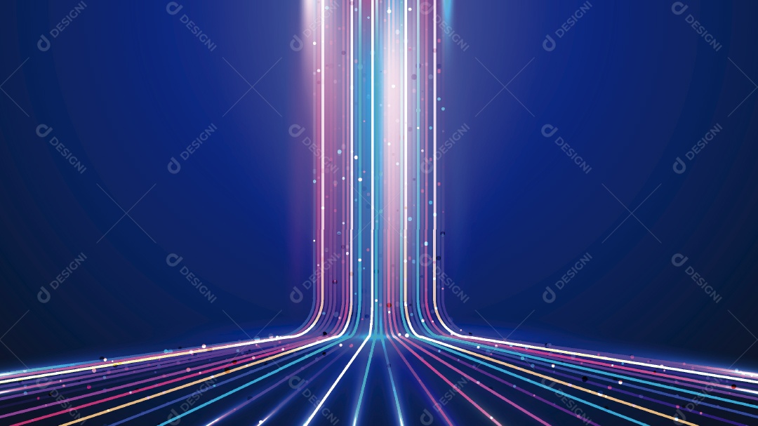 Background Abstrato Futurista Ilustração Vetor EPS