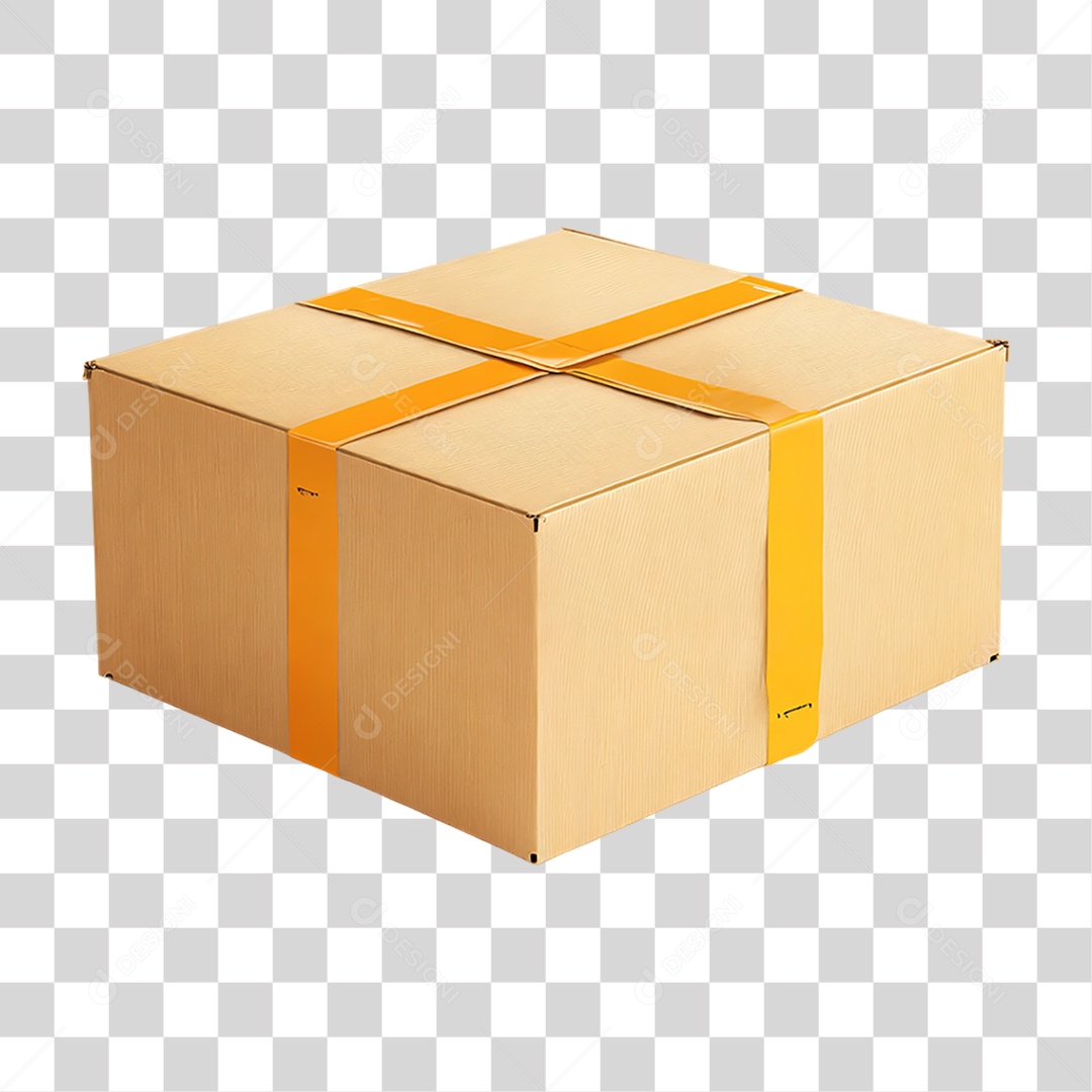 Caixa de Papelão PNG Transparente