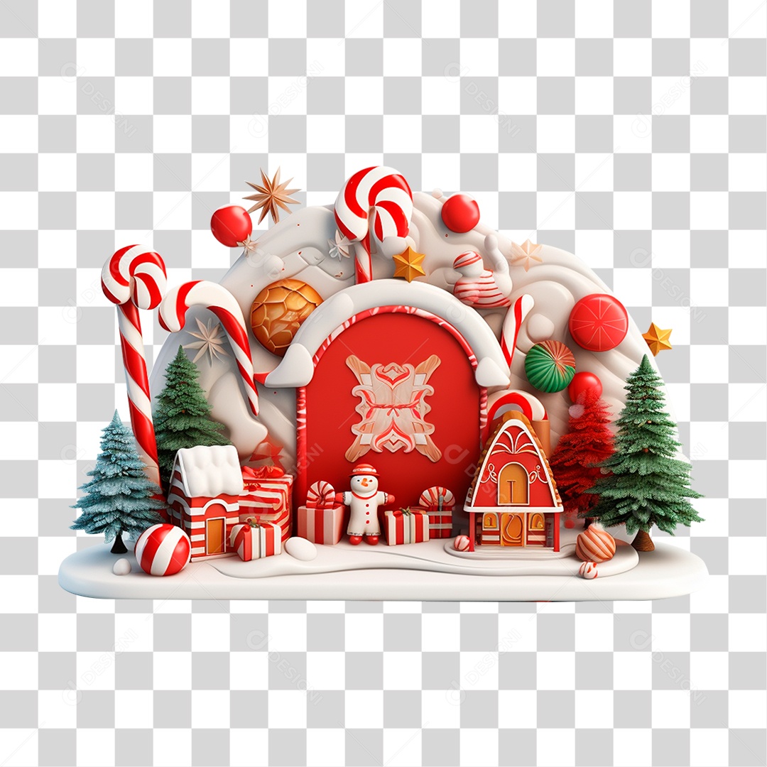 Enfeites de Natal Presentes PNG Transparente