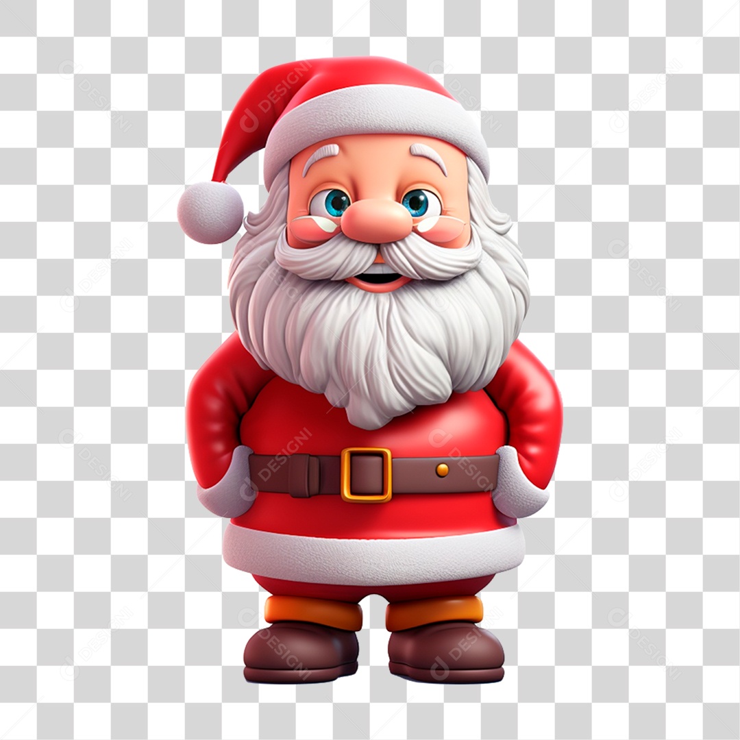 Papai Noel Cartoon PNG Transparente