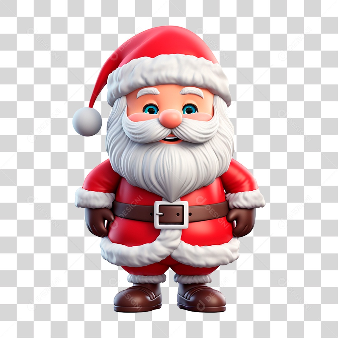 Papai Noel Cartoon PNG Transparente