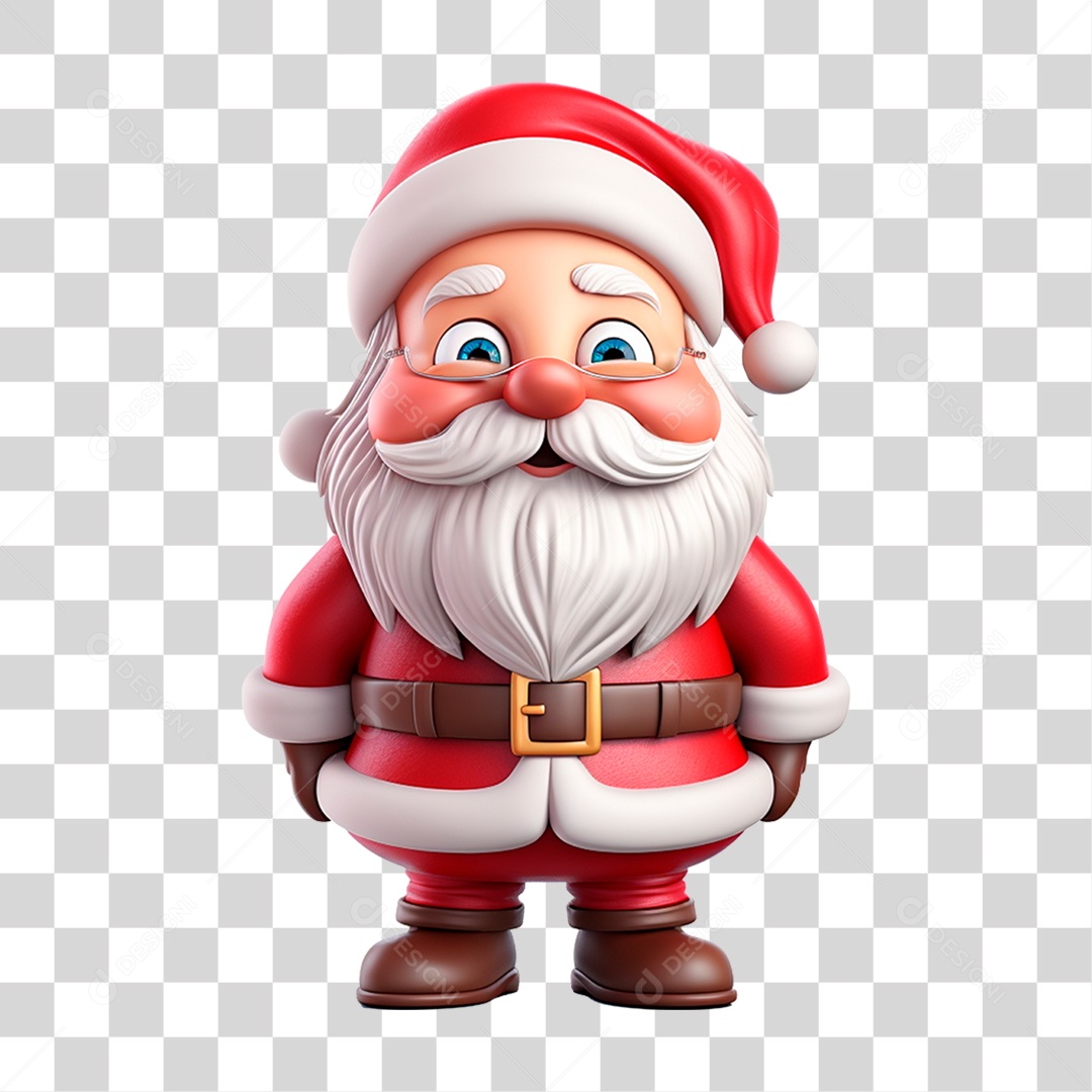 Papai Noel Cartoon PNG Transparente