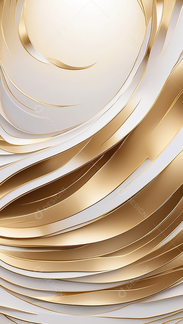 Ondas de ouro branco líquido