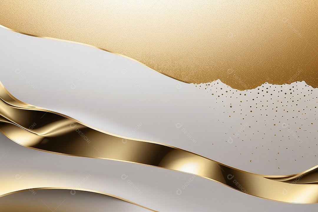 Ondas de ouro branco líquido