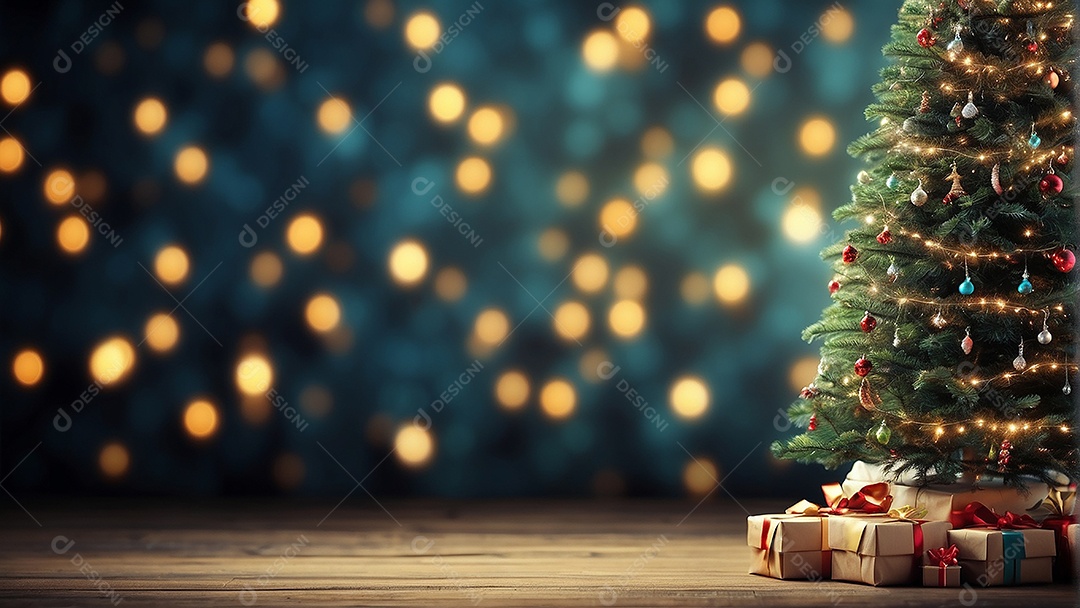 Árvore de natal turvo