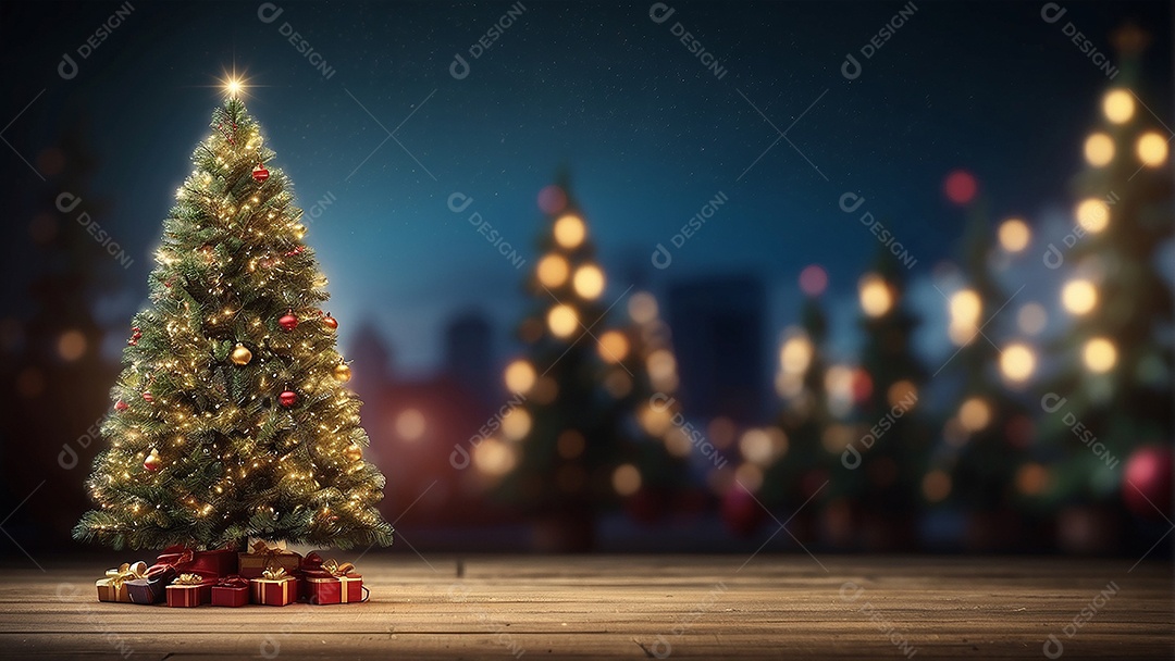 Árvore de natal turvo