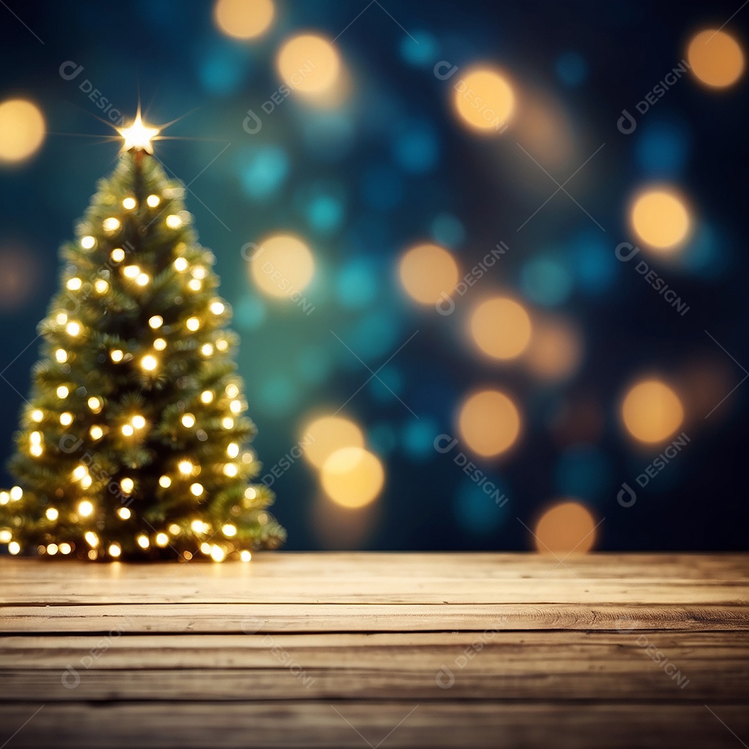 Àrvore de natal copyspace borrado