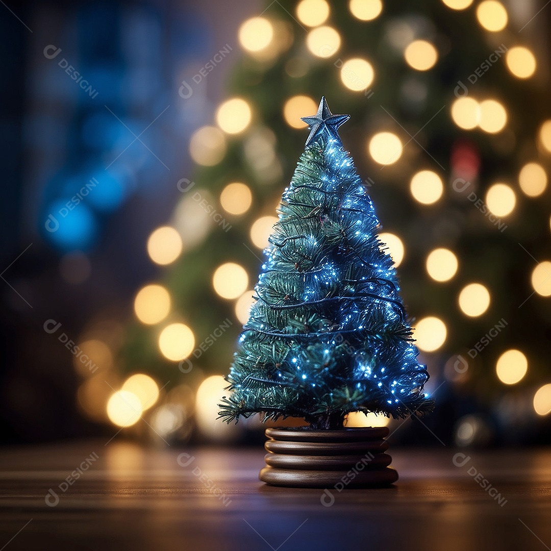 Àrvore de natal copyspace borrado