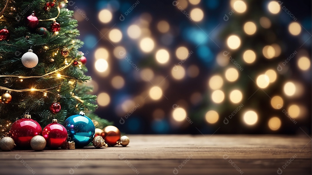 Àrvore de natal copyspace borrado