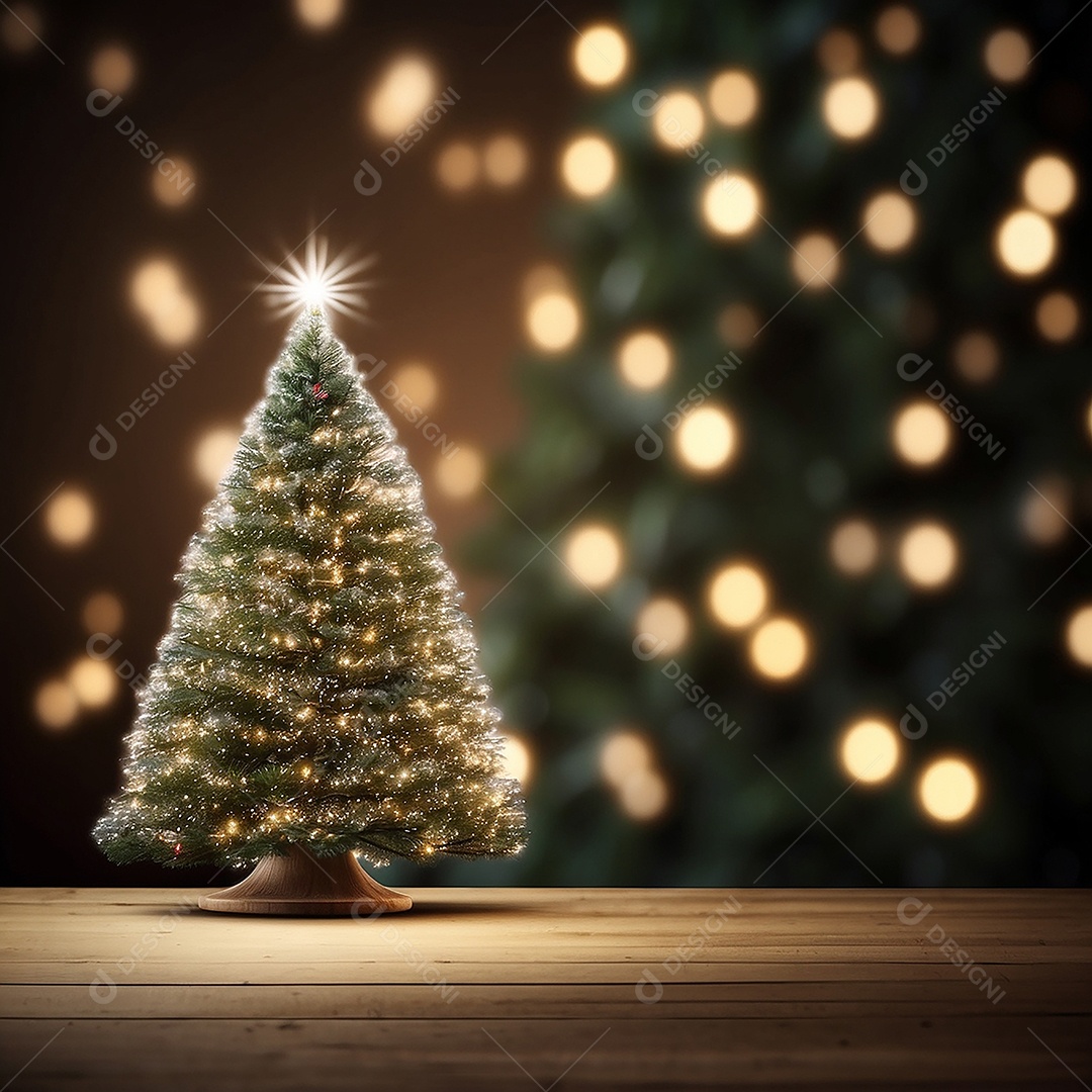 Àrvore de natal copyspace borrado