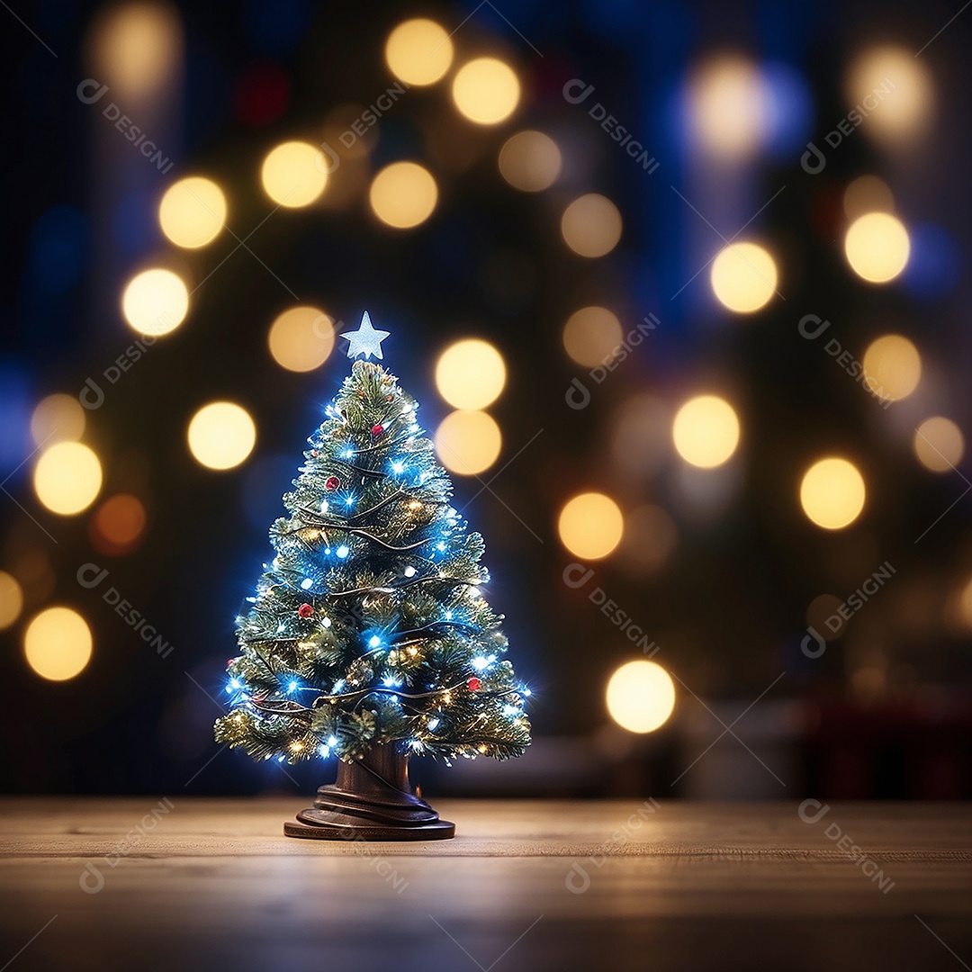 Àrvore de natal copyspace borrado