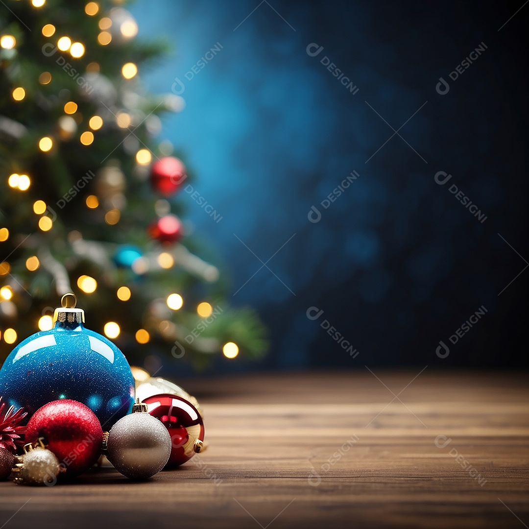 Àrvore de natal copyspace borrado