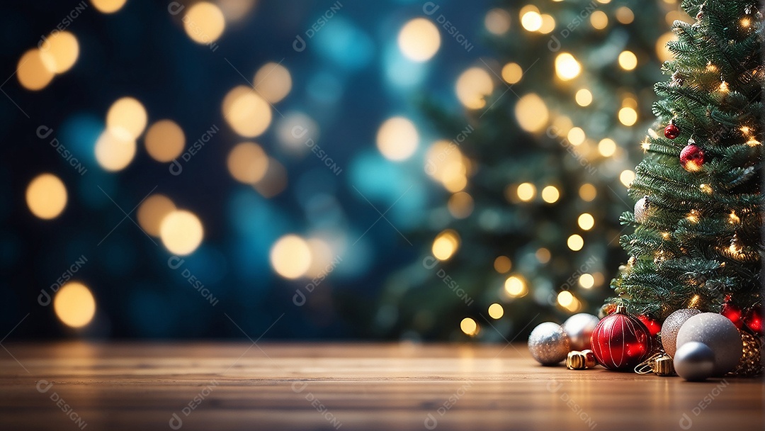 Àrvore de natal copyspace borrado