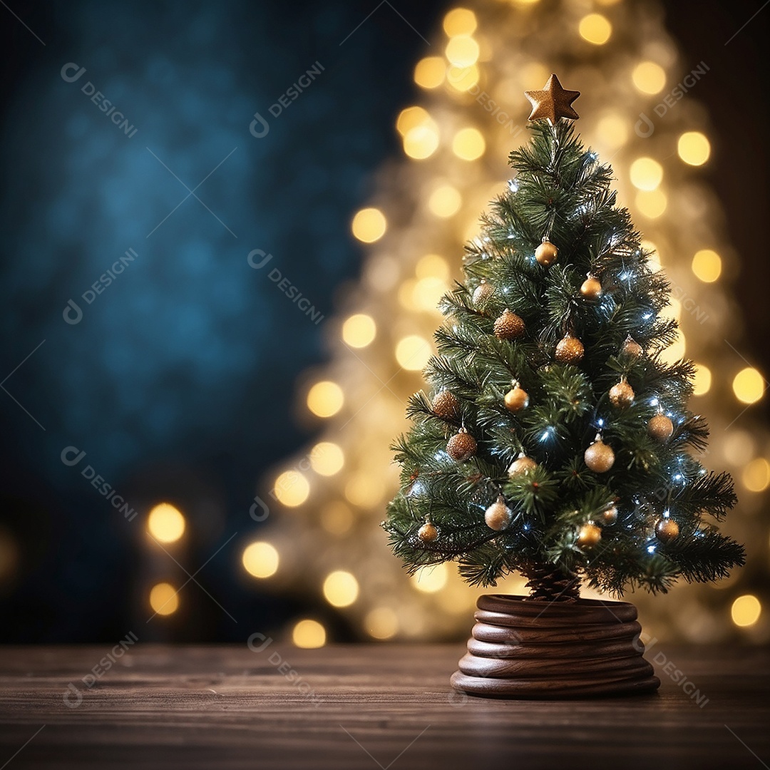 Àrvore de natal copyspace borrado