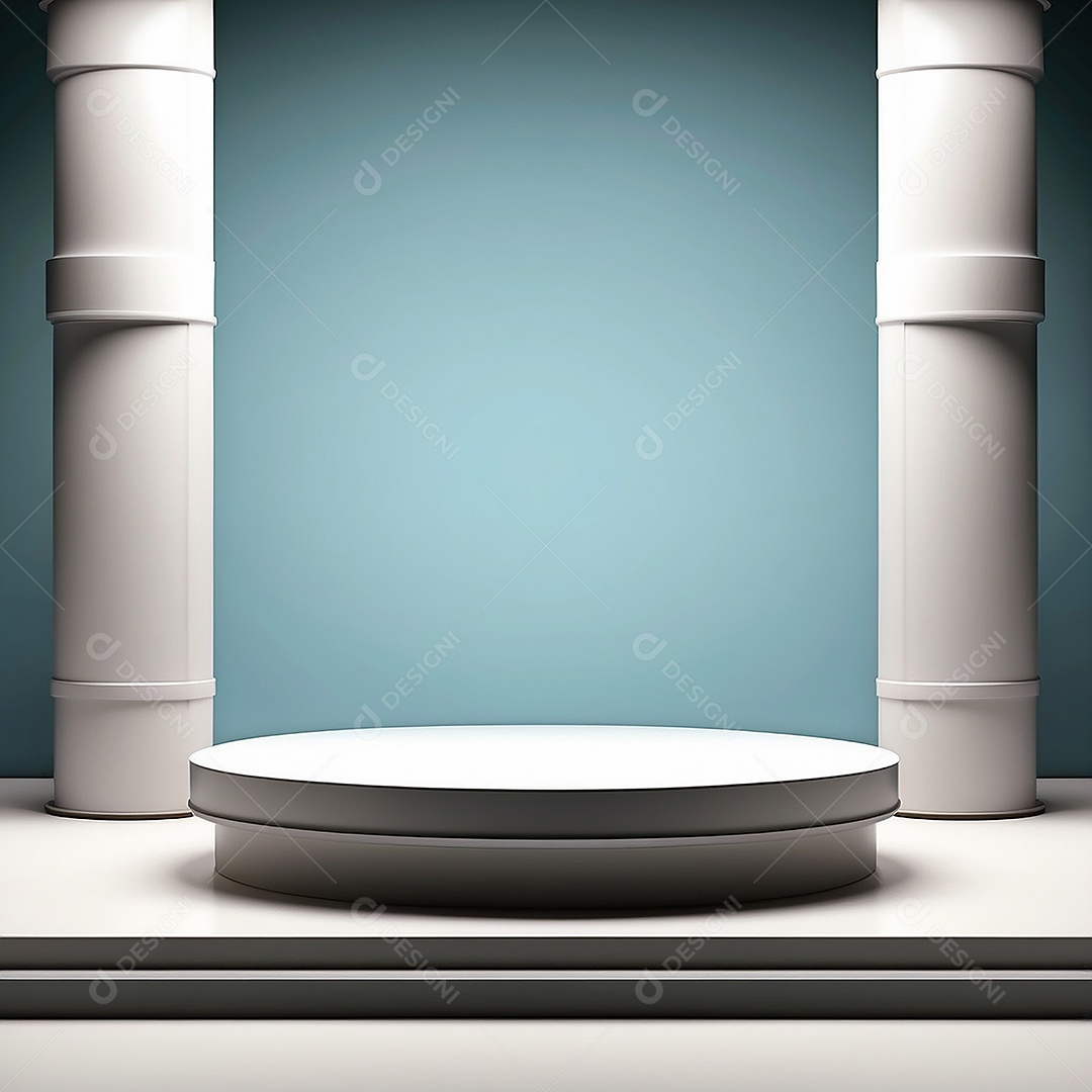 Fundo vazio do pódio