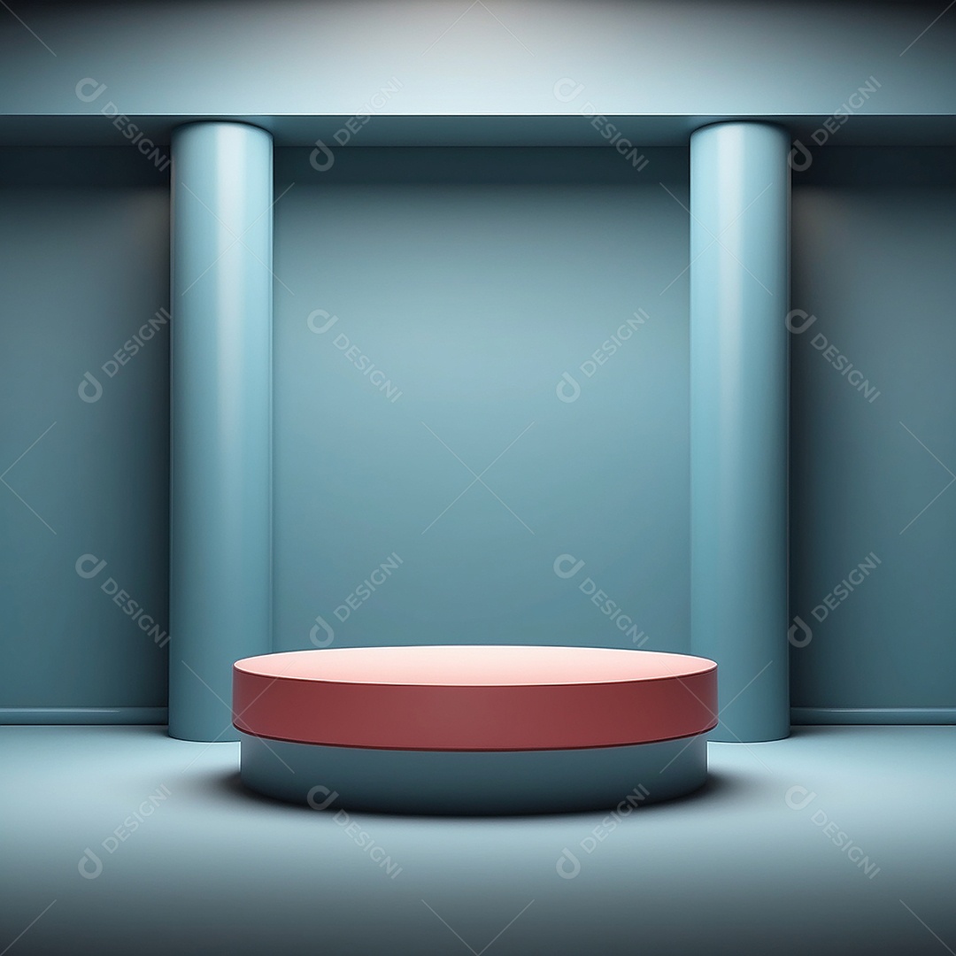 Fundo de pódio vazio