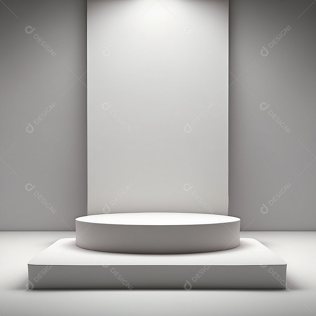 Fundo de pódio vazio