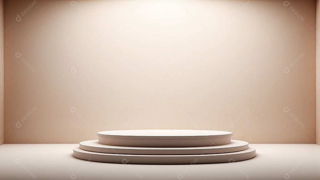 Fundo de pódio vazio