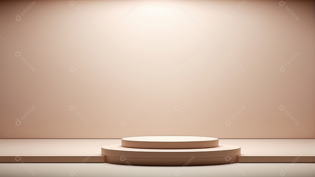 Fundo de pódio vazio