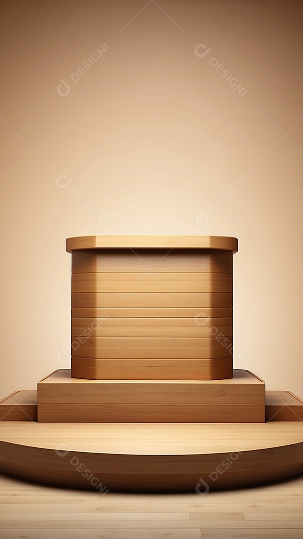 Fundo de pódio vazio