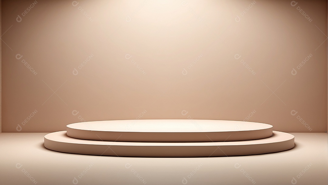 Fundo de pódio vazio