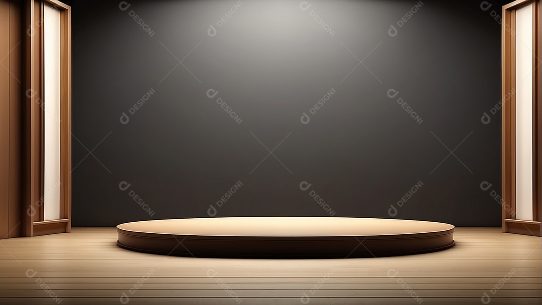 Fundo de pódio vazio