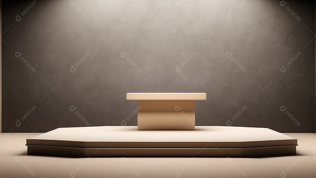 Fundo de pódio vazio