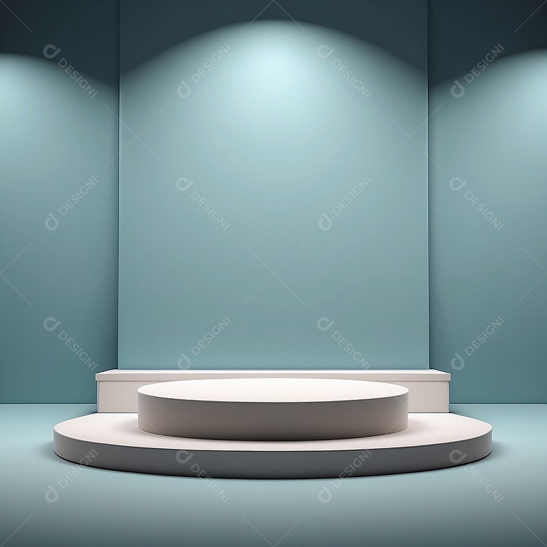 Fundo de pódio vazio