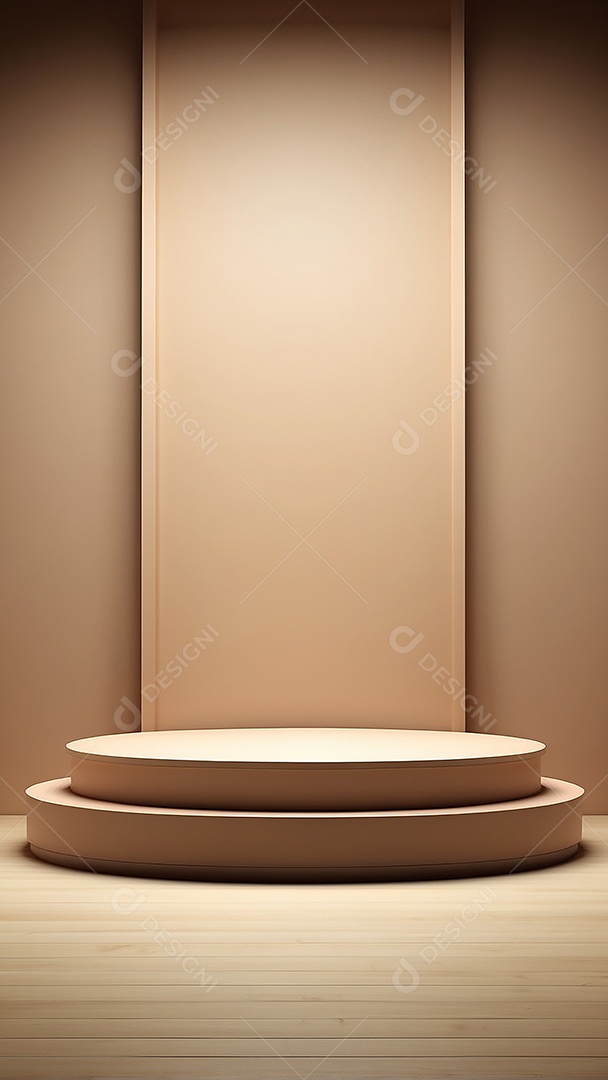 Fundo de pódio vazio