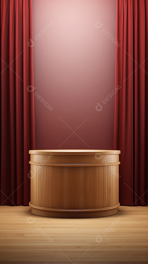 Fundo de pódio vazio