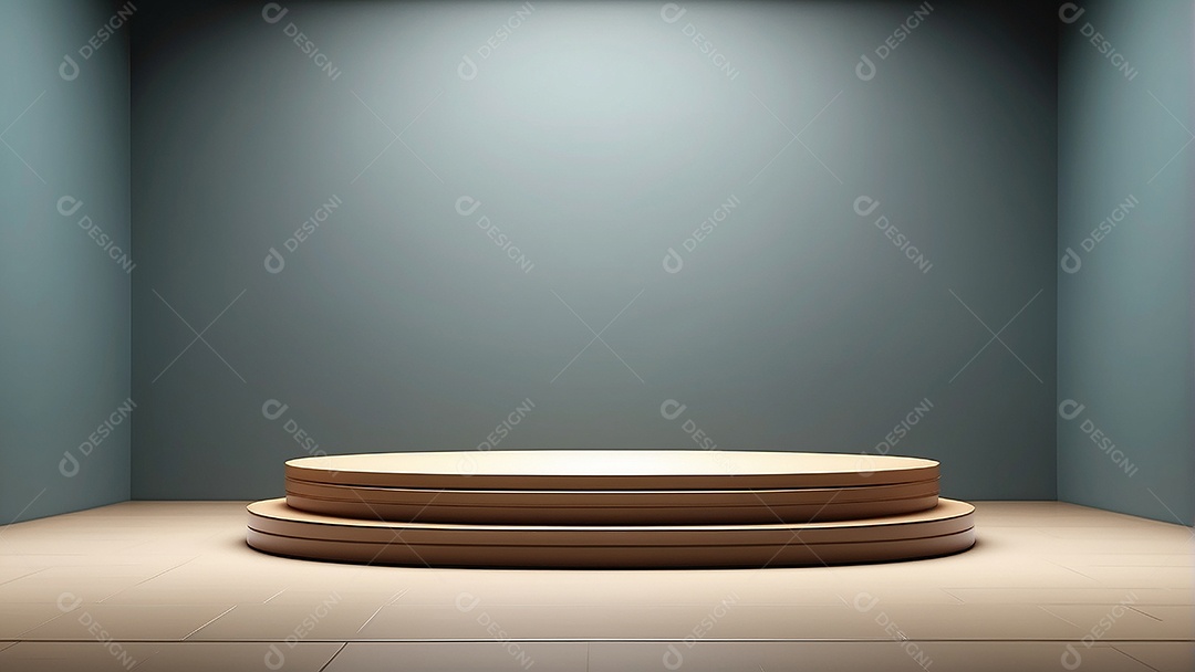 Fundo de pódio vazio