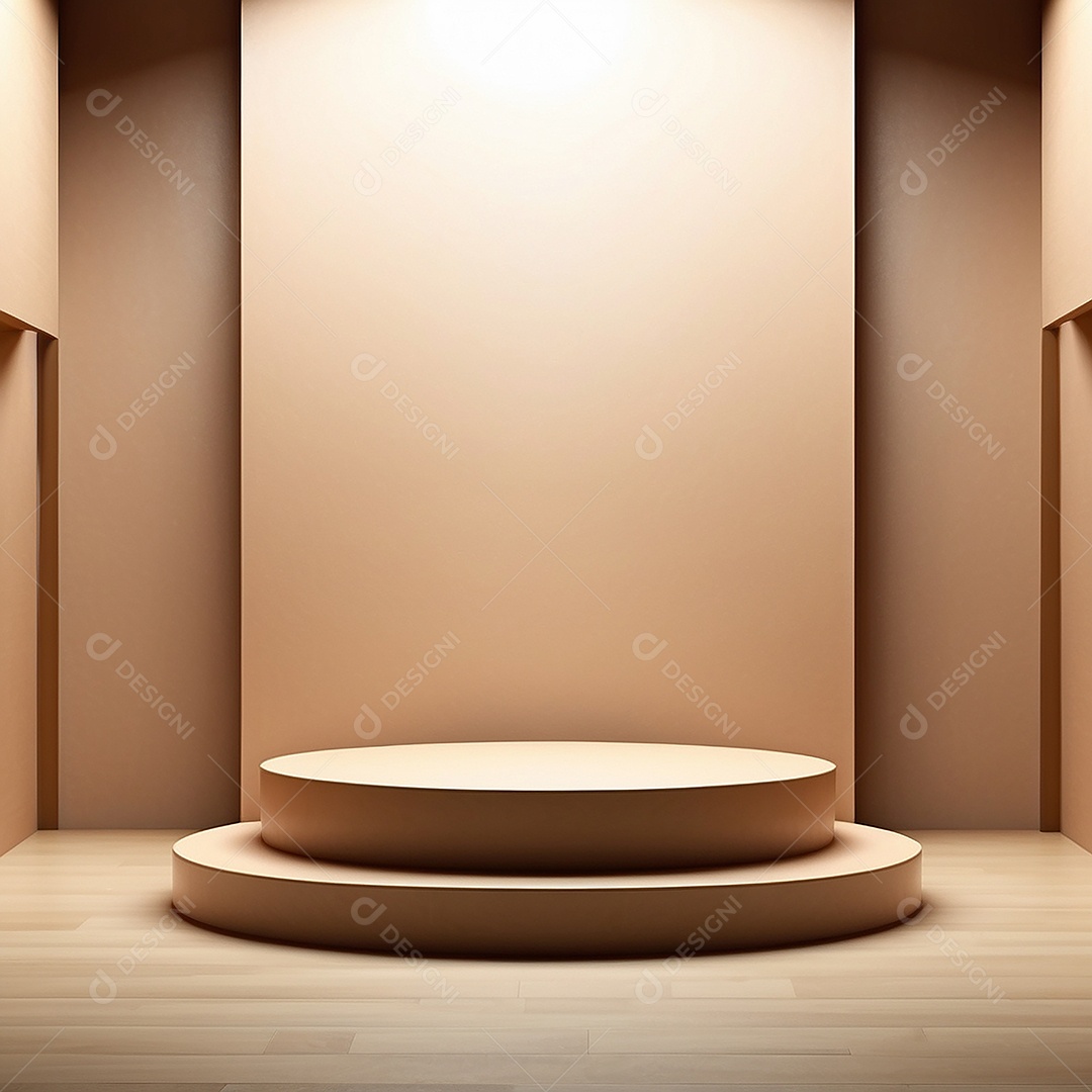 Fundo de pódio vazio