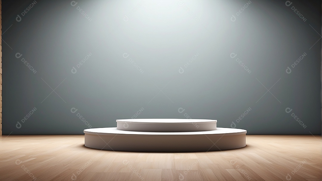 Fundo de pódio vazio