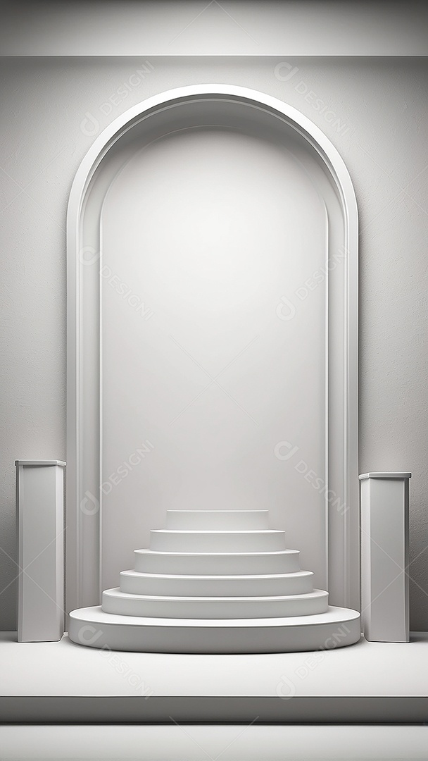 Fundo de pódio vazio