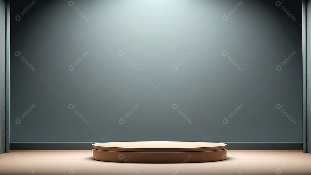 Fundo de pódio vazio