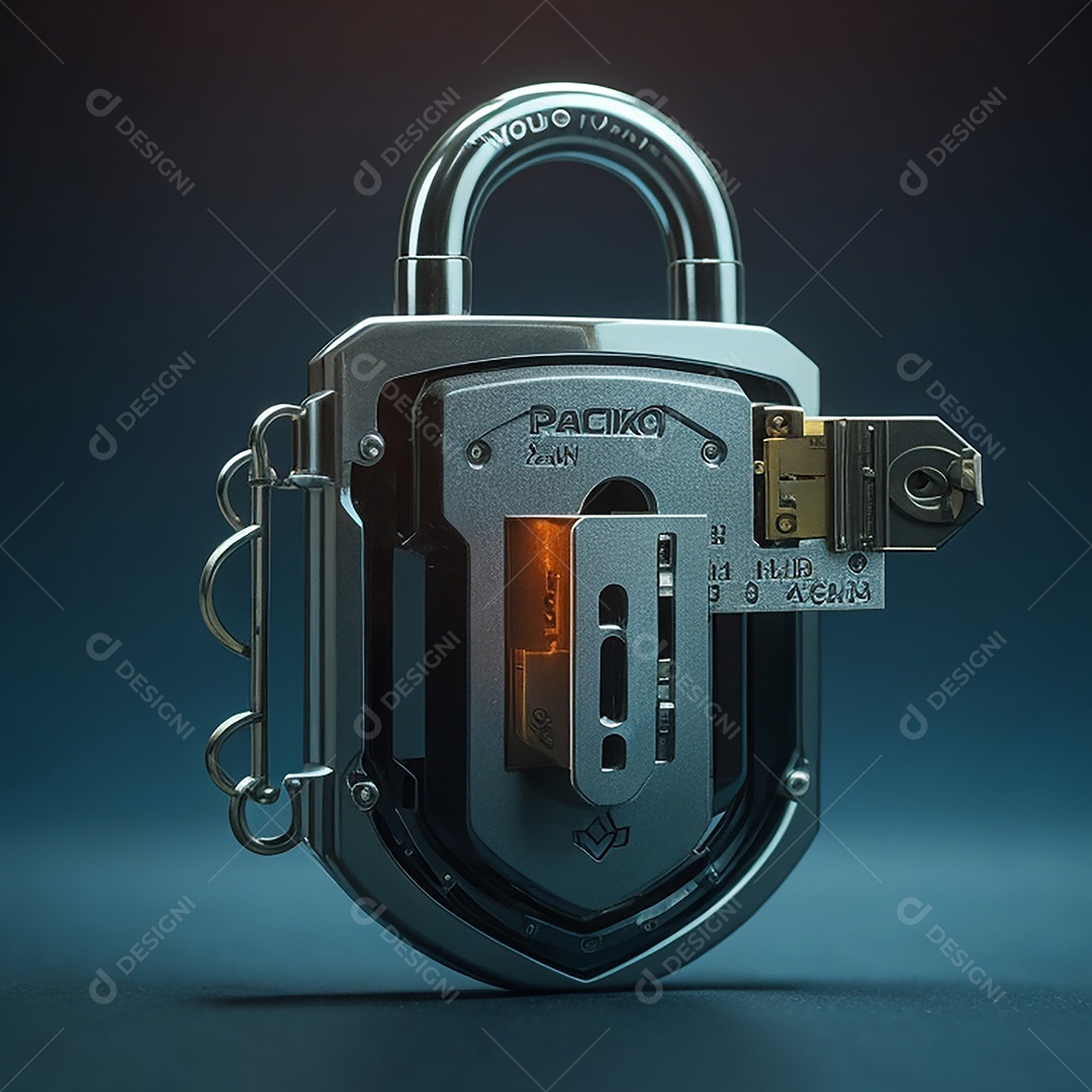 Conexão de hacking de computador de segurança cibernética