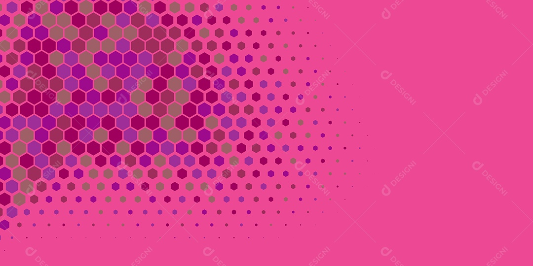 Background Hexágono Abstrato Rosa Ilustração Vetor EPS