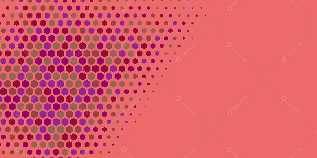 Background Hexágono Abstrato Rosa Ilustração Vetor EPS