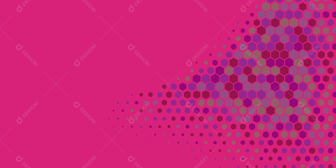Background Hexágono Abstrato Rosa Ilustração Vetor EPS