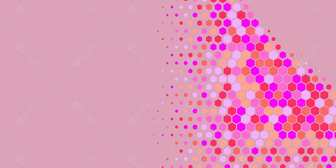 Background Hexágono Abstrato Rosa Ilustração Vetor EPS