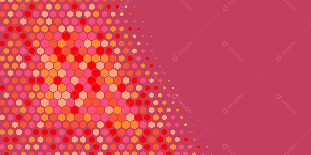 Background Hexágono Abstrato Rosa Ilustração Vetor EPS