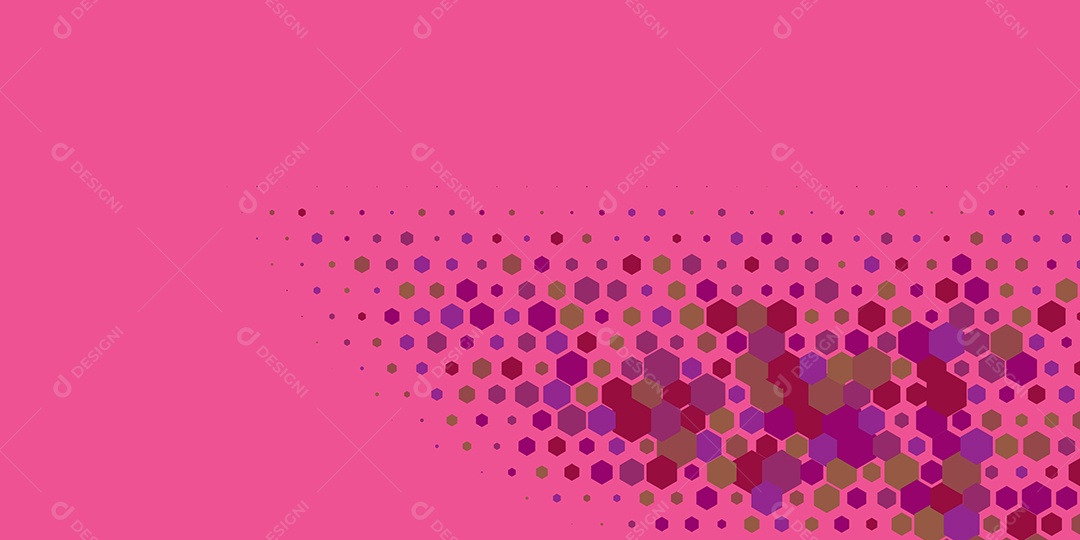 Background Hexágono Abstrato Rosa Ilustração Vetor EPS
