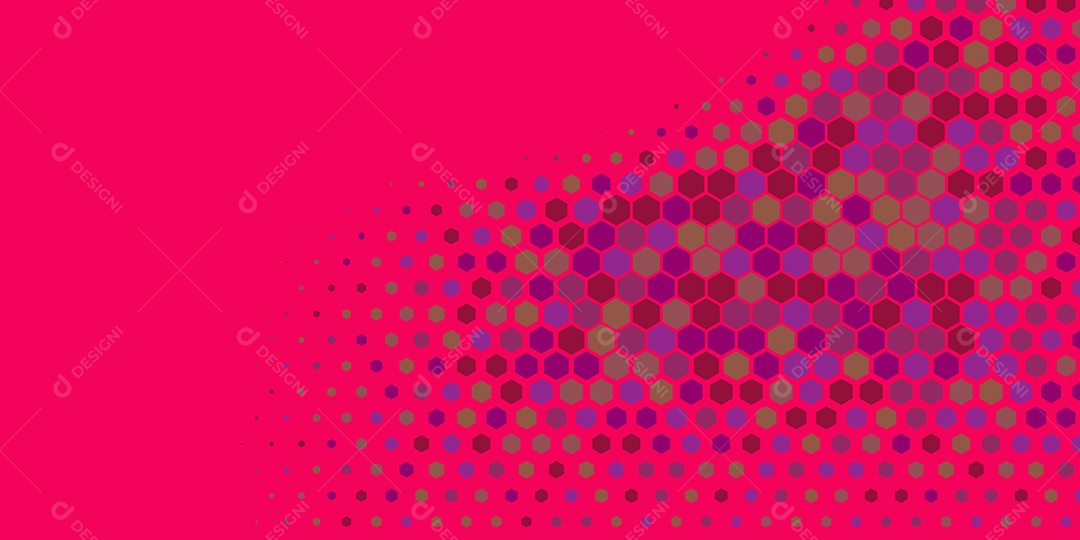 Background Hexágono Abstrato Rosa Ilustração Vetor EPS