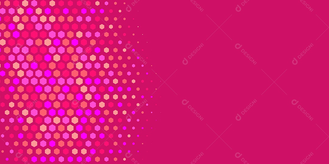 Background Hexágono Abstrato Rosa Ilustração Vetor EPS