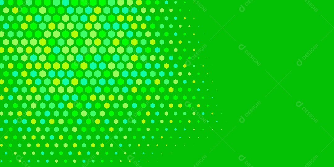 Background Hexágono Abstrato Verde Ilustração Vetor EPS