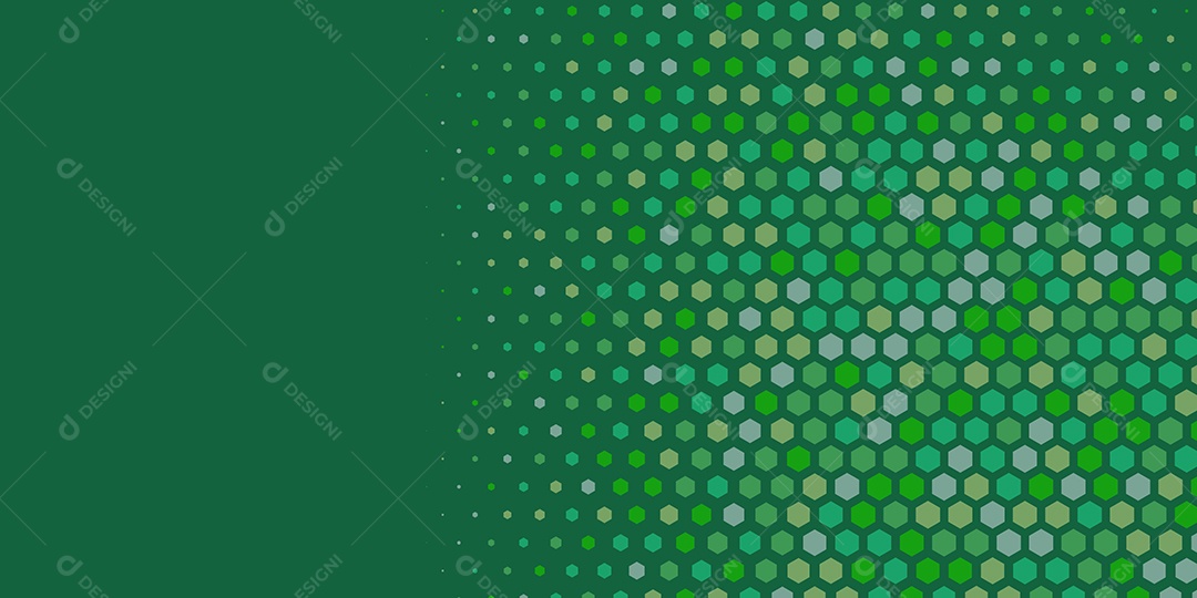 Background Hexágono Abstrato Verde Ilustração Vetor EPS