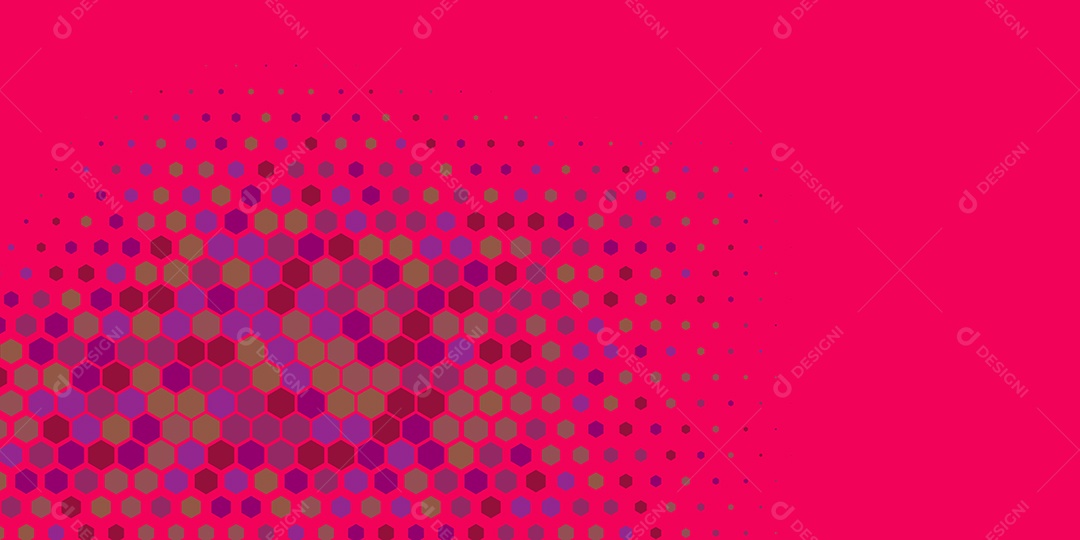 Background Hexágono Abstrato Rosa Ilustração Vetor EPS