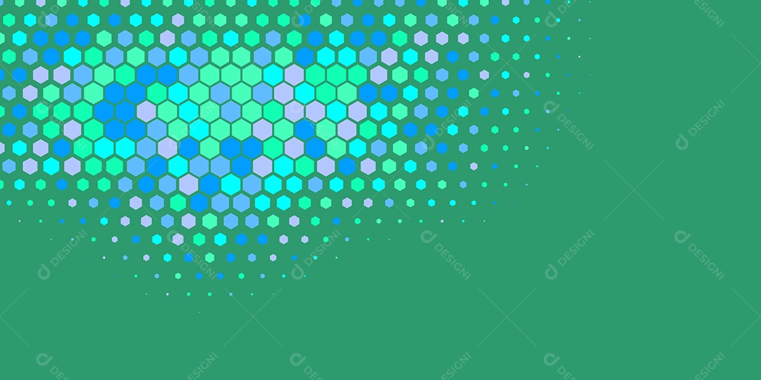 Background Hexágono Abstrato Verde Ilustração Vetor EPS