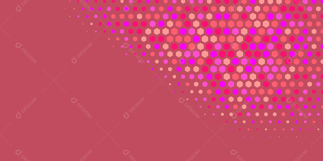 Background Hexágono Abstrato Rosa Ilustração Vetor EPS